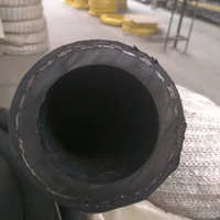 定制 黑色 橡胶管管夹线除锈喷砂管