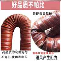 中国大陆  高温硅胶管排风软管