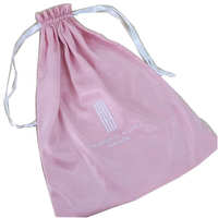 粉色 白色 可以 收纳袋仿真丝抽绳包装袋