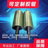 中国大陆 外胶滚筒 胶轮喷布胶辊镜硅胶辊