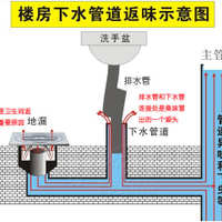 中国大陆  下水管密封圈防虫防臭