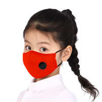 N12137 儿童 口罩呼吸阀纯色防尘